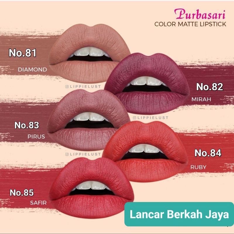 Purbasari Matte Lipstik