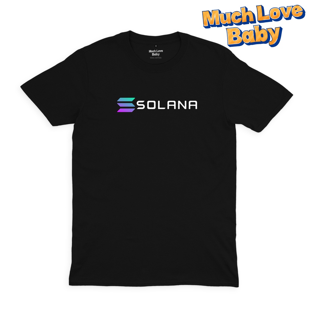 T-shirt Kaos Crypto "Solana SOL" -Kaos Cryptocurrency/Kaos Solana Coin/Kaos Solana/Kaos Crypto/Tshir