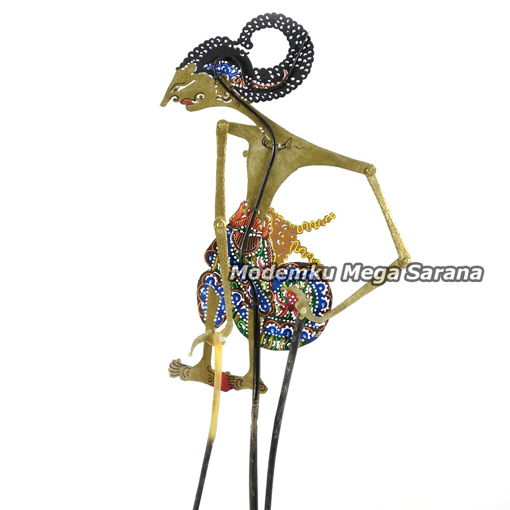 Souvenir Wayang Kulit Mini Caperan Super 20 Cm - Raden Arjuna Janoko Janaka