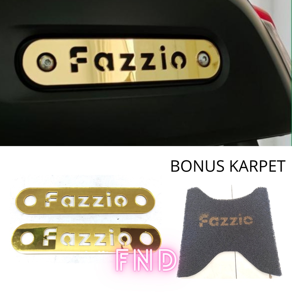 Garnis Emblem Garnish Fazzio Body Samping Tutup Panel Samping Premium Free karpet fazzio