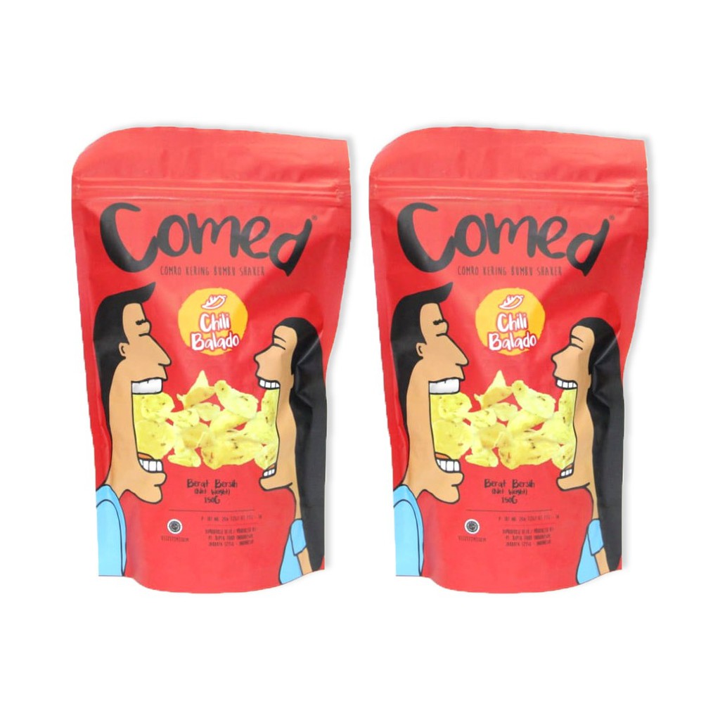 

Bundling Comed Ripta Food Isi 2 - Comro Kering Bumbu Shaker Chili Balado 150 Gram