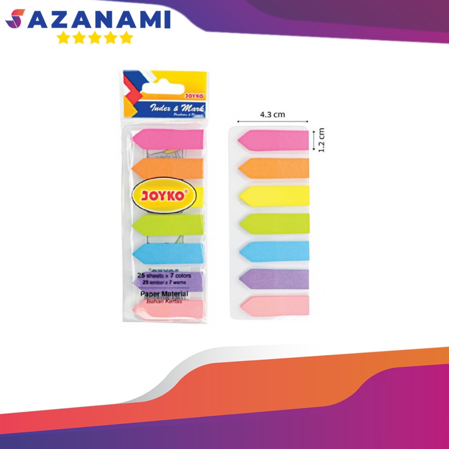 

JOYKO INDEX & MARK IM-33 MEMO FLAG STICKY NOTES MEMO PENANDA PEMBATAS