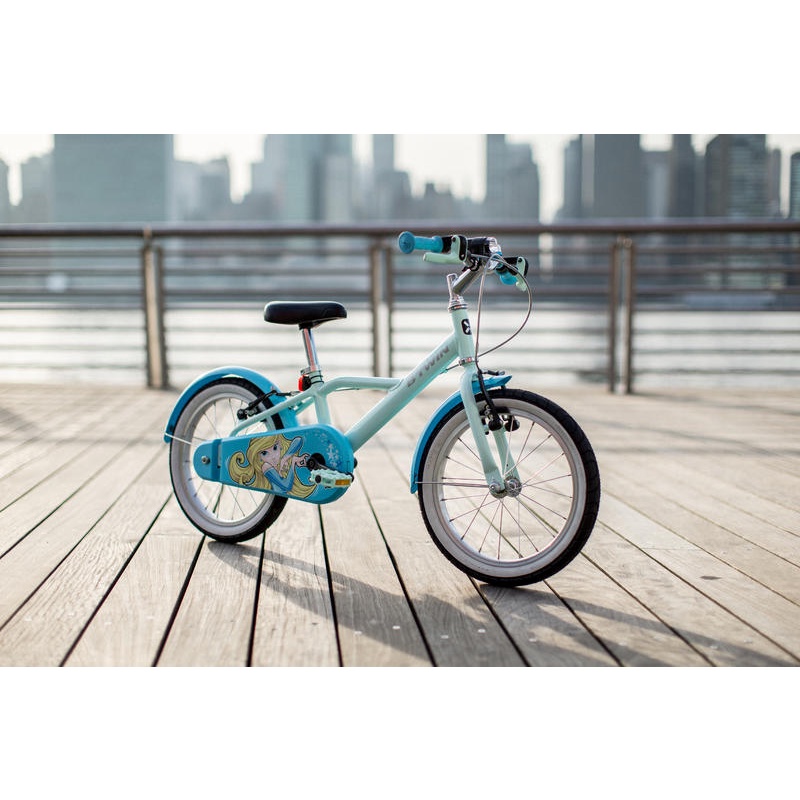 BTWIN 500 Sepeda Anak Blue Princess 16 Inch Untuk Anak Usia 4-6 Tahun