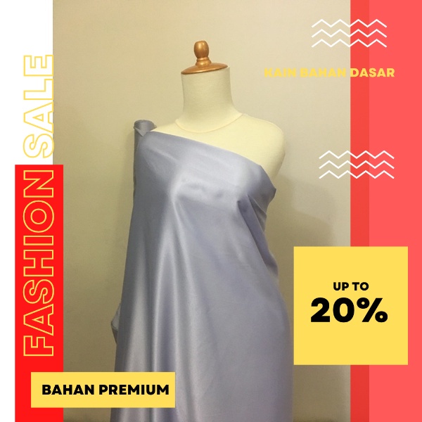 Bahan Kain Satin Velvet Premium Background Backdrop Foto Warna Silver