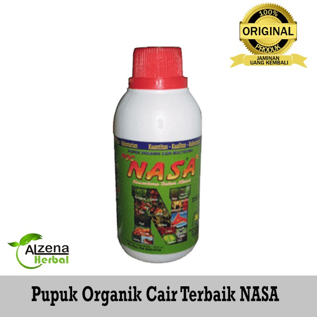 Jual Pupuk POC 500cc Original NASA - Pupuk Organik Cair Terbaik NASA ...