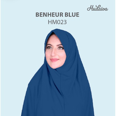 HM023 - Benheur Blue - Jilbab Hudaiva Morocco