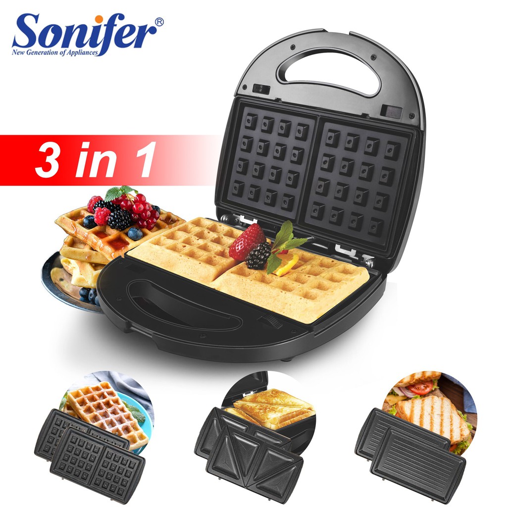 Sonifer Sandwich Maker SF-6113 Alat Panggang Roti Listrik