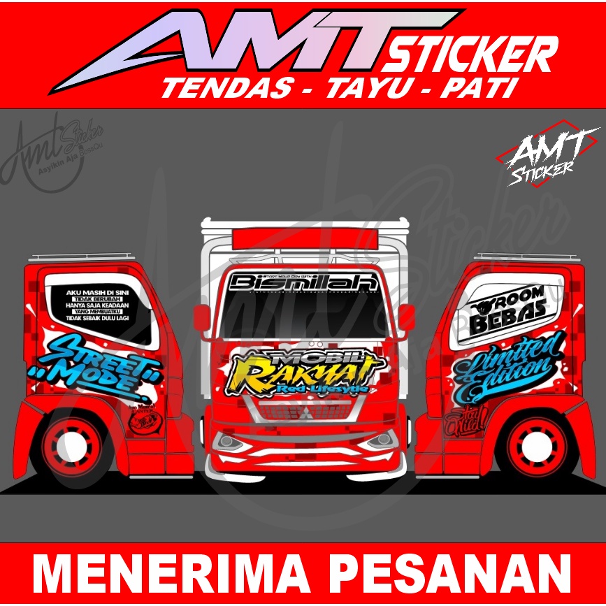 [NON COD] STIKER FULL KABIN TRUK CANTER - STIKER DECAL FULL