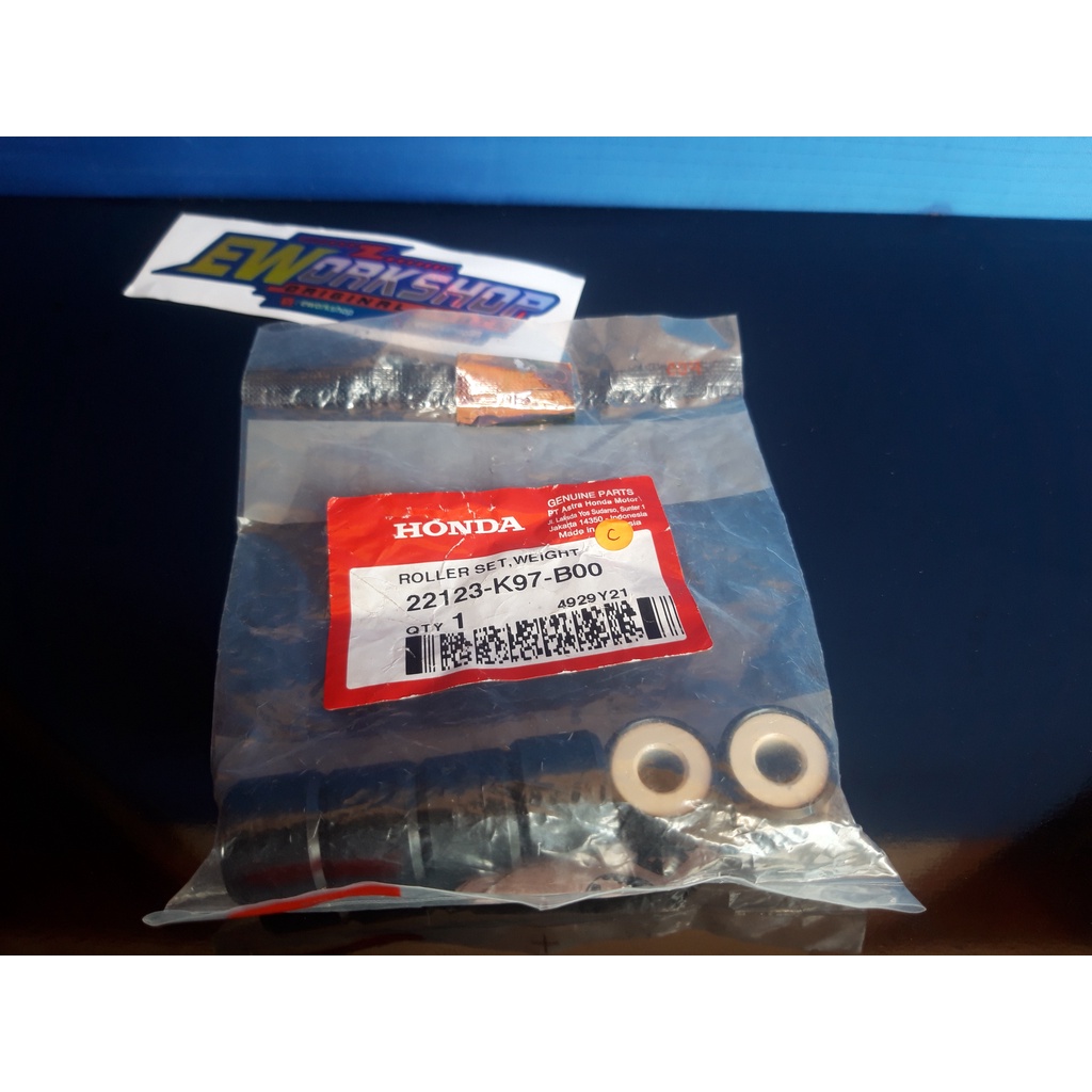 ROLLER SET 19GR - PCX 150 PCX150 K97 SMART KEYS ASLI HONDA 22123K97B00