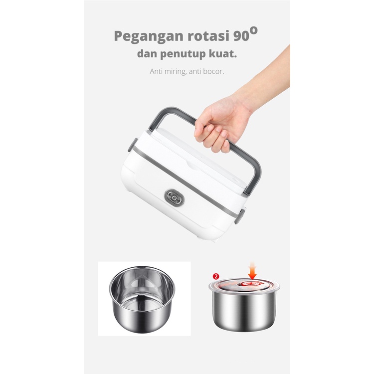 Vinero Fers Cooker Lunch Box Portable Warmer Kotak Makan Pemanas