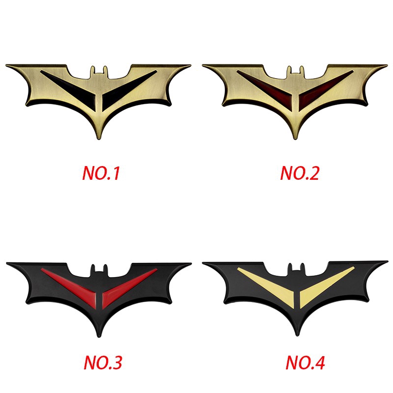 Night knight Stiker Emblem Logo Batman untuk Mobil Volkswagen Suzuki Skoda Lexus Mercedes Benz