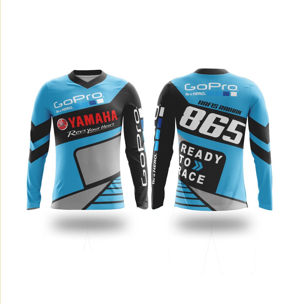 Kaos Jersey Trail Motocross Motor Cross Custom Racing