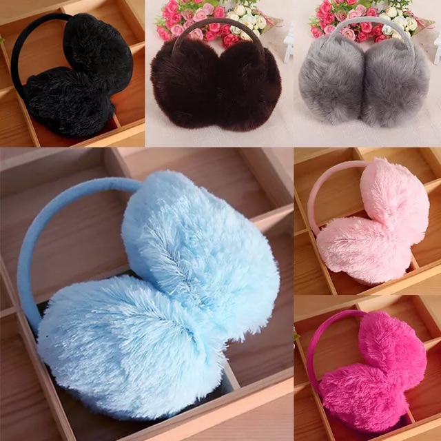 IMPORT MOLLAD Earmuff fur Behind Head ear warmer bulu belakang kepala earmuff