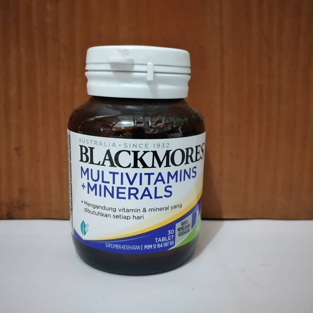Blackmores Multivitamin + Mineral 30 tablet Suplemen Daya Tahan Tubuh Immunity BPOM Kalbe