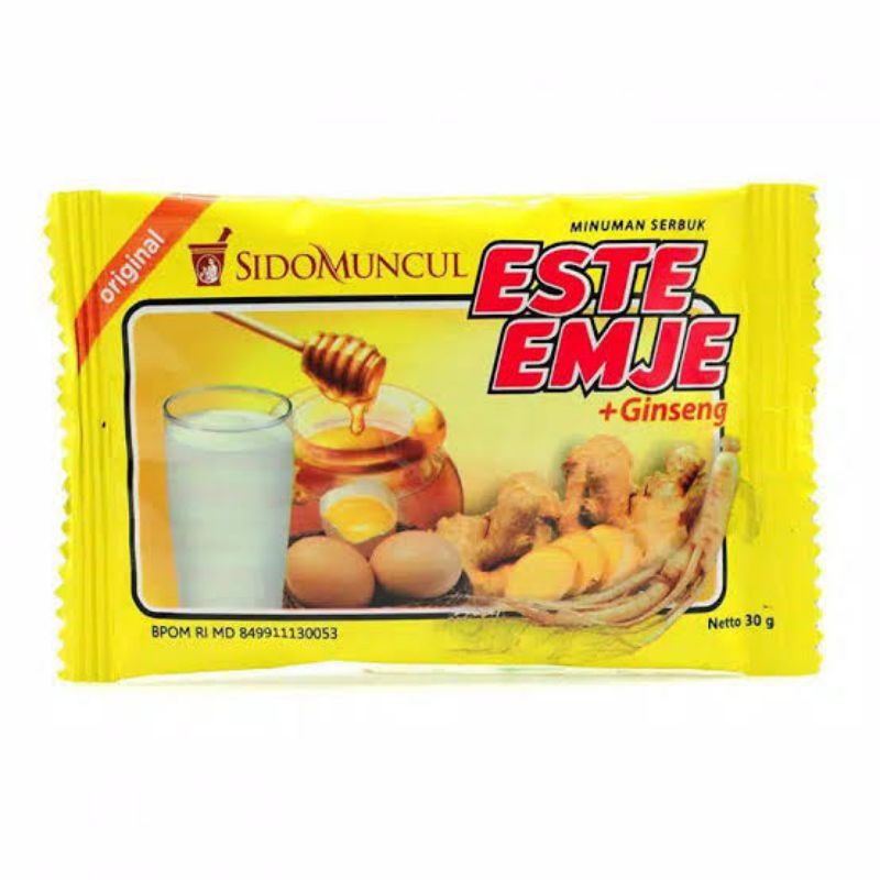 

Este emje sidomuncul stmj susu telur madu jahe plus ginseng