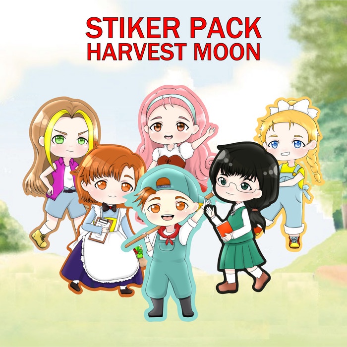 

STIKER PACK VINILY HARVESTMOON 1 ORIGINAL HIGH QUALITY MURAH