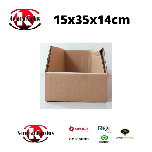 

New ( ISI 1 PCS KARDUS)kardus Bin Box 15x35x14cm/kardus bin kecil MURAH