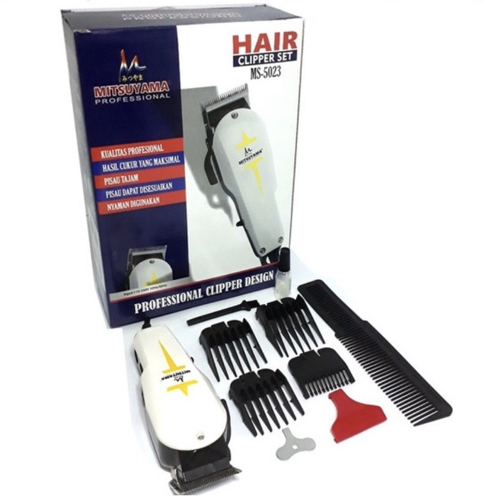 Alat Cukur Rambut / Alat Cukur / Alat Cukur rambut elektrik Mitsuyama MS-5023 / Hair Clipper