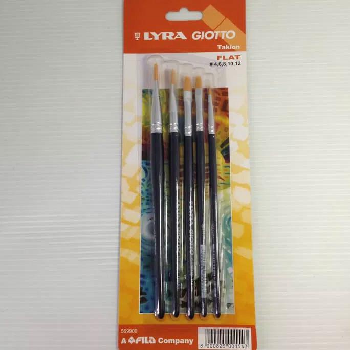 

Kuas Set Lyra Giotto Flat