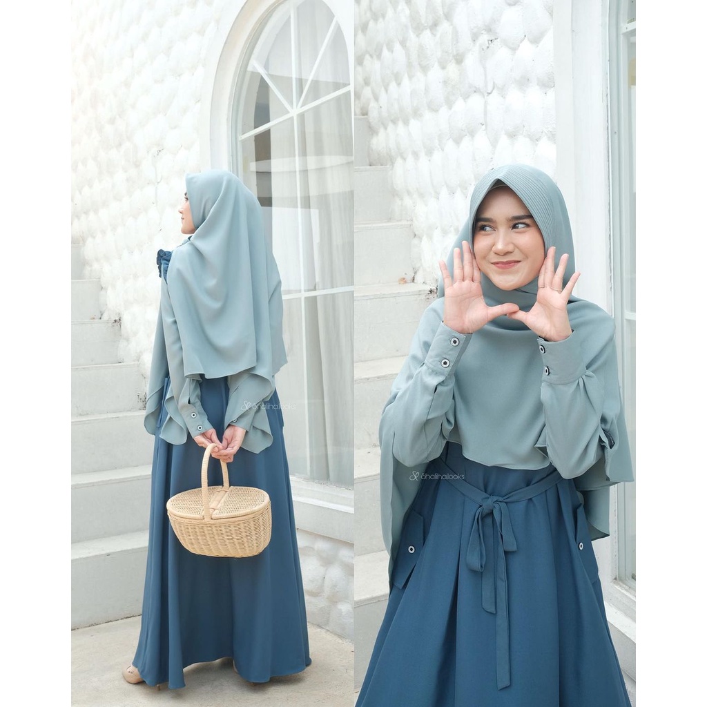 Murah JOVINNA MAXI GAMIS UKURAN L SIZE Keren