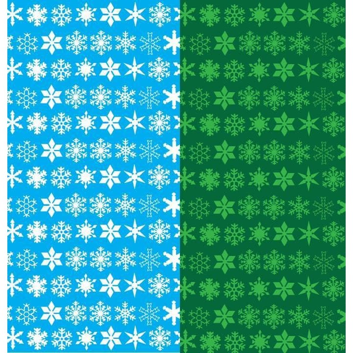 Kertas Scrapbook - Snowflake Design