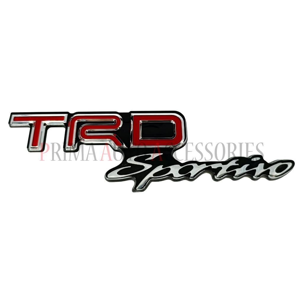 Logo Emblem Mobil TRD Sportivo VRZ Fortuner 16,8cm