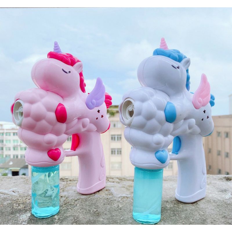 Mainan Anak Bubble Gun Unicorn