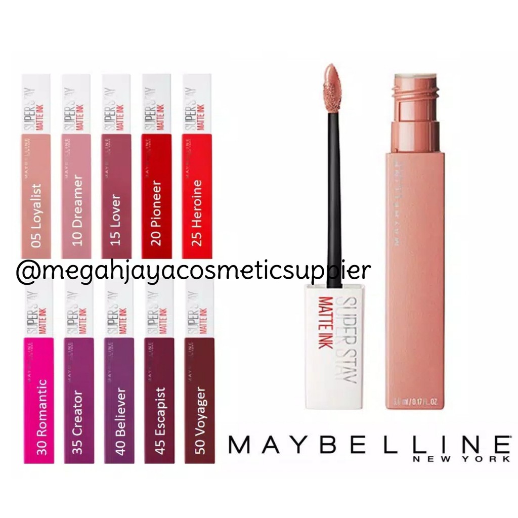 MAYBELLINE SUPER STAY MATTE INK 5 Ml @MJ