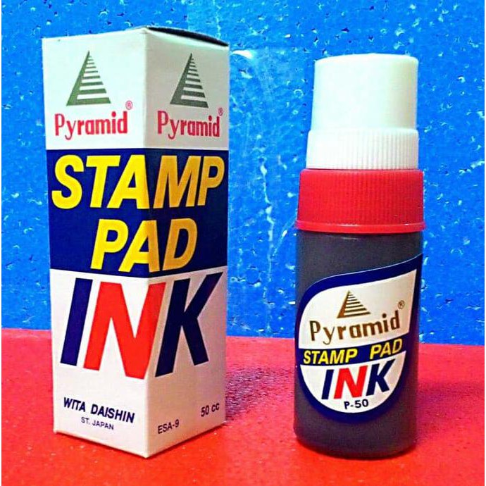 

Termurah Pyramid Stamp Pad Refill Ink Warna Merah | Tinta Stempel Pyramid Offic