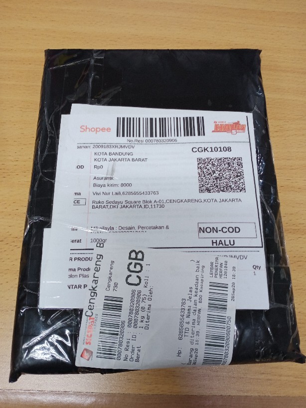 Sablon Plastik Hd Plong 25x35 1 Sisi