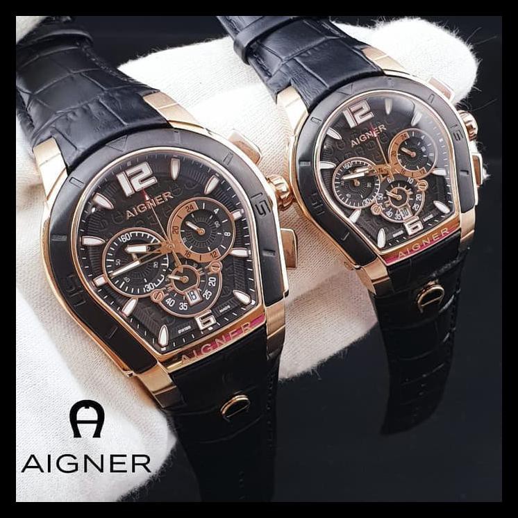 Indh Jam Tangan Pria Wanita Original / Merk Aigner Palermo Terlaris TERJAMIN Kode 1105