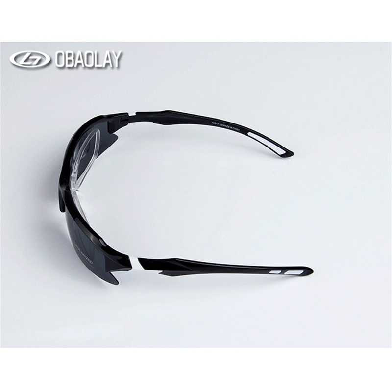 Kacamata Sepeda Polarized Sunglasses UV400 Olahraga Ergonomis Hitam Gratris Case