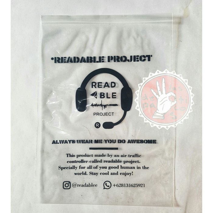 PLASTIK KLIP 30x40, sablon plastik packaging ziplock tanpa gagang