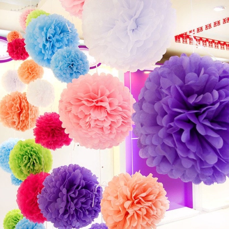 

Pompom Kertas 20cm/25cm/30cm/40cm