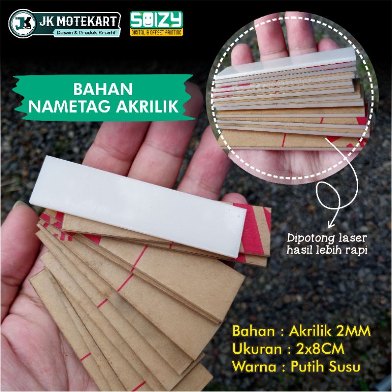 

[BAHAN][Grosir] Bahan nametag akrilik - akrilik nametag polosan - akrilik papan nama dada polosan - bahan papan nama dada akrilik