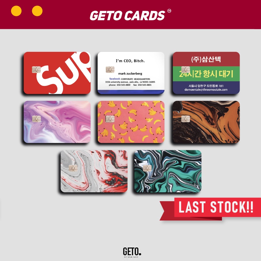 

Sticker Kartu ATM Series Special Last Stock 2( Geto Cards )