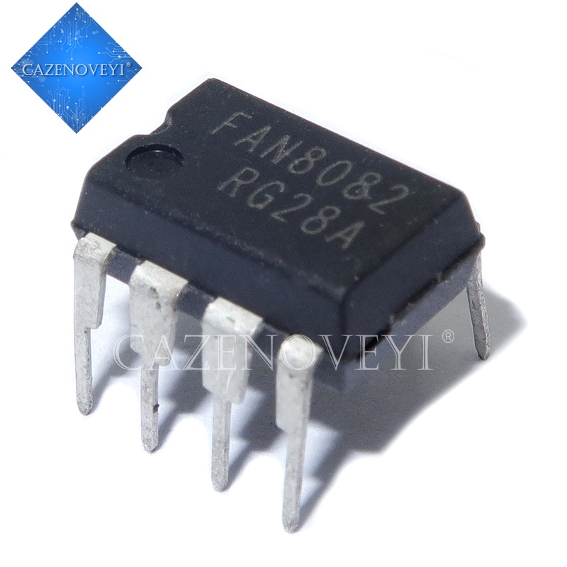 10pcs / lot Sparepart Komponen Elektronik Chip FAN8082 FAN 8082 DIP-8