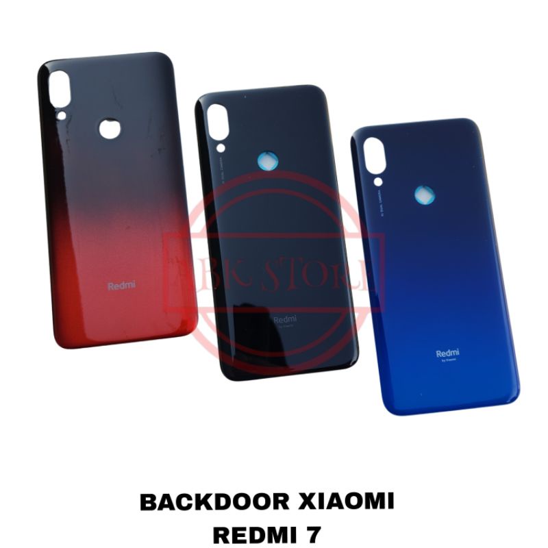 TUTUP BELAKANG BACKDOOR BACKCOVER BACK CASING XIAOMI REDMI 7 / Y3 COVER BATERAI