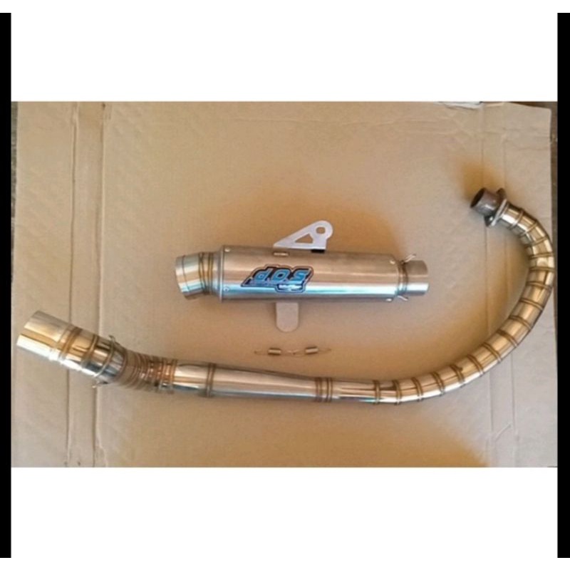 Knalpot racing DOS header jawara for cb. Gl. MP. Tiger dll