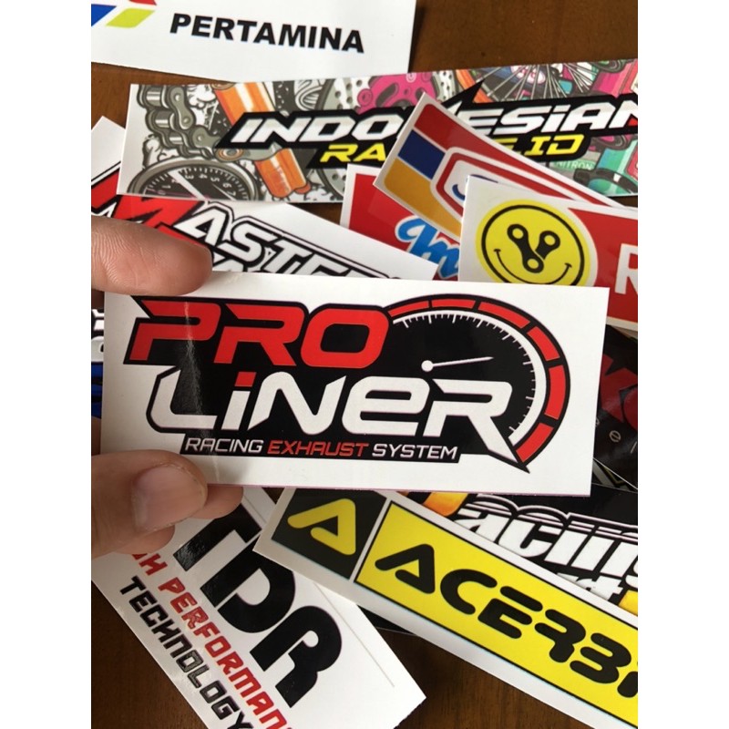 sticker pack racing tdr pro liner master racing tdr racertees rcb indomie variasi