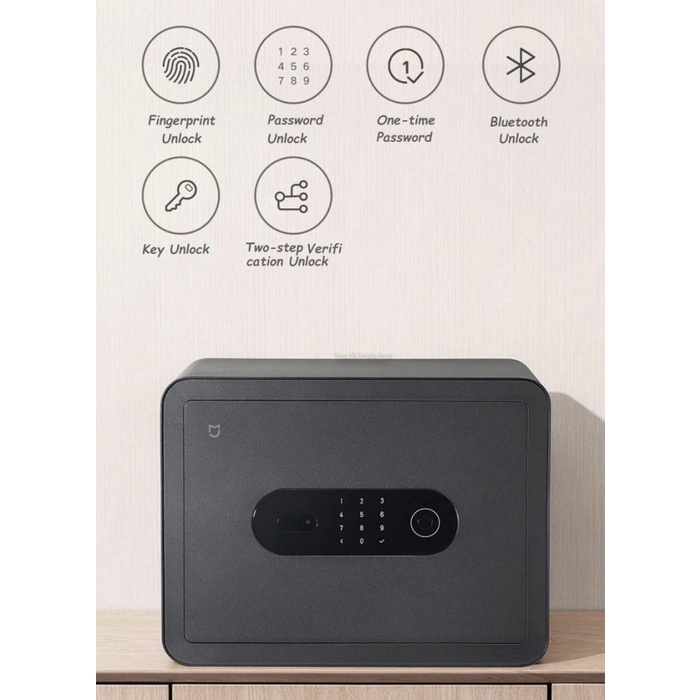 Smart Fingerprint Safety Save Box Brangkas Sidik Jari