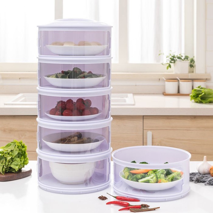Food Storage /Tempat Penyimpanan Makanan Susun 5 Layer/ Tudung Saji