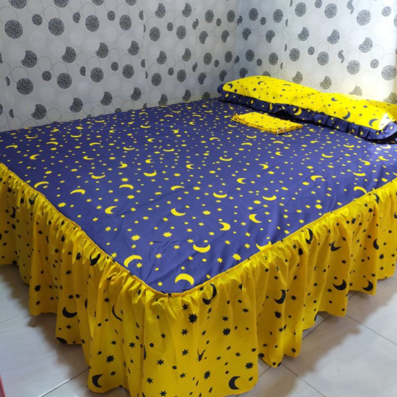 SPREI RUMBAI UKURAN 180x200 TERMURAH KEMASAN TAS