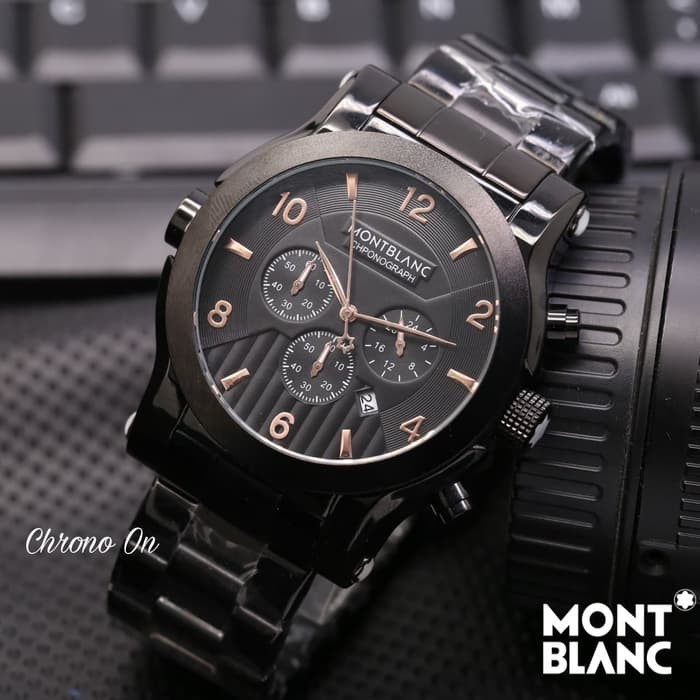 TERMURAH JAM TANGAN PRIA MONTBLANC RANTAI 0130