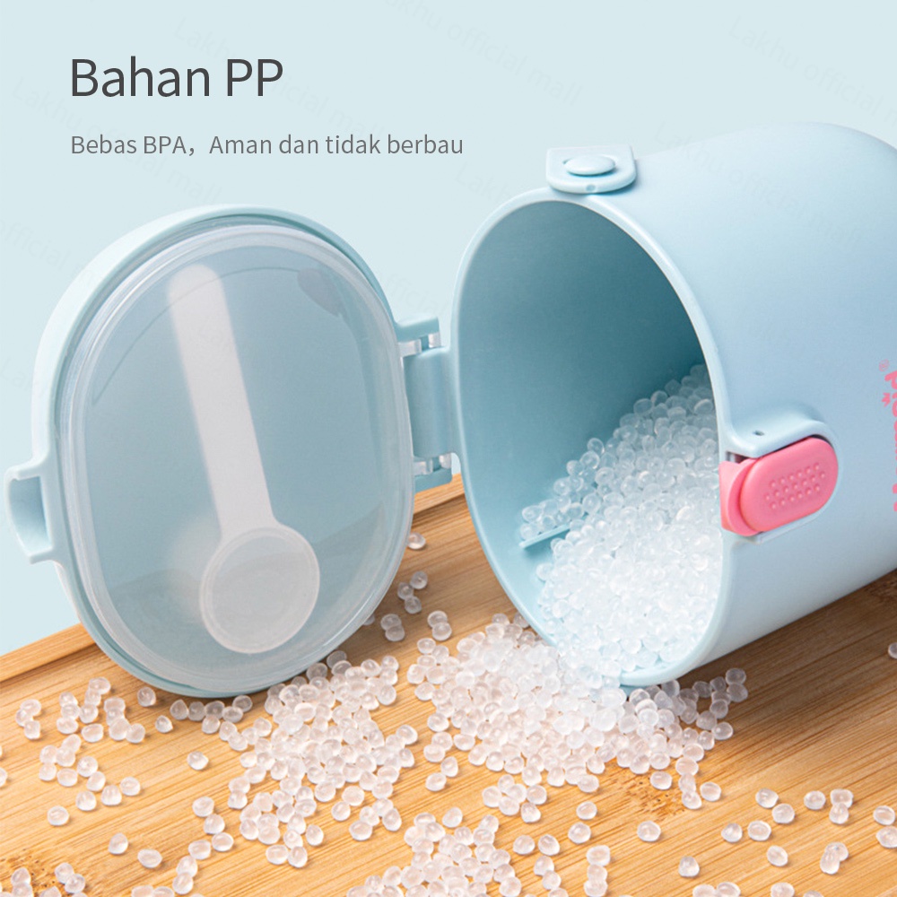 Lakhu wadah tempat susu bubuk bayi/wadah tempat susu bubuk bayi travelling/kotak susu bubuk bayi