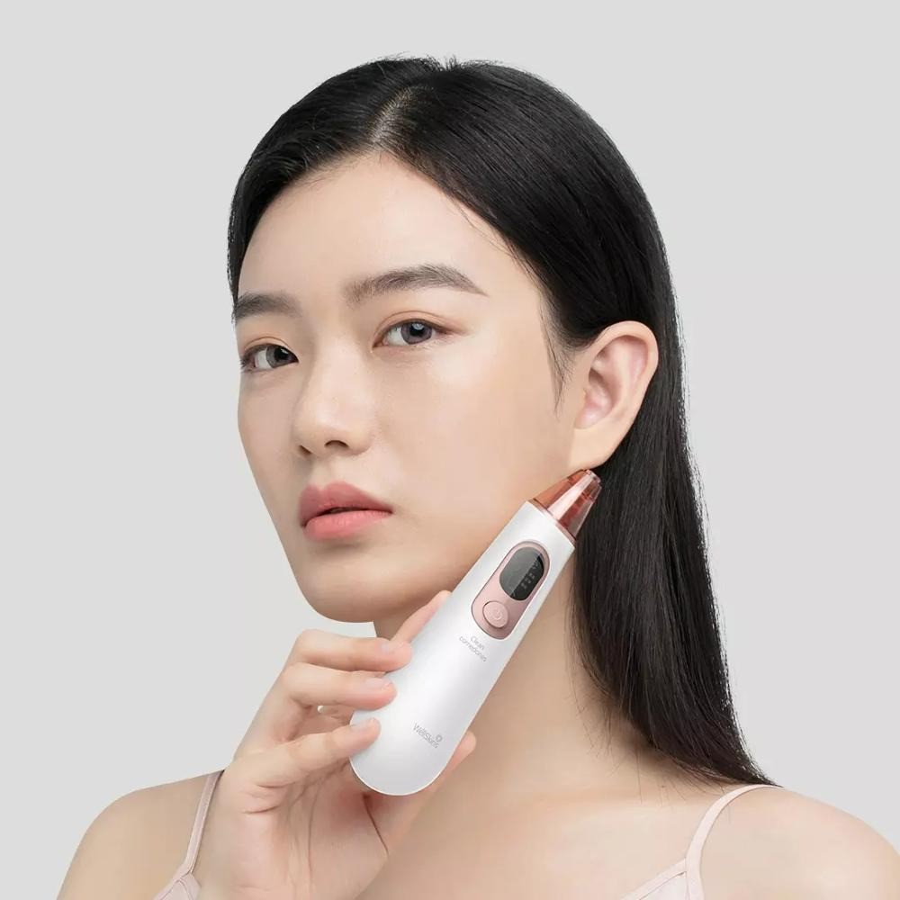 Xiaomi Wellskins Alat Pembersih Komedo Wajah Electric Vacuum Rechargeable - WX-HT100 - White