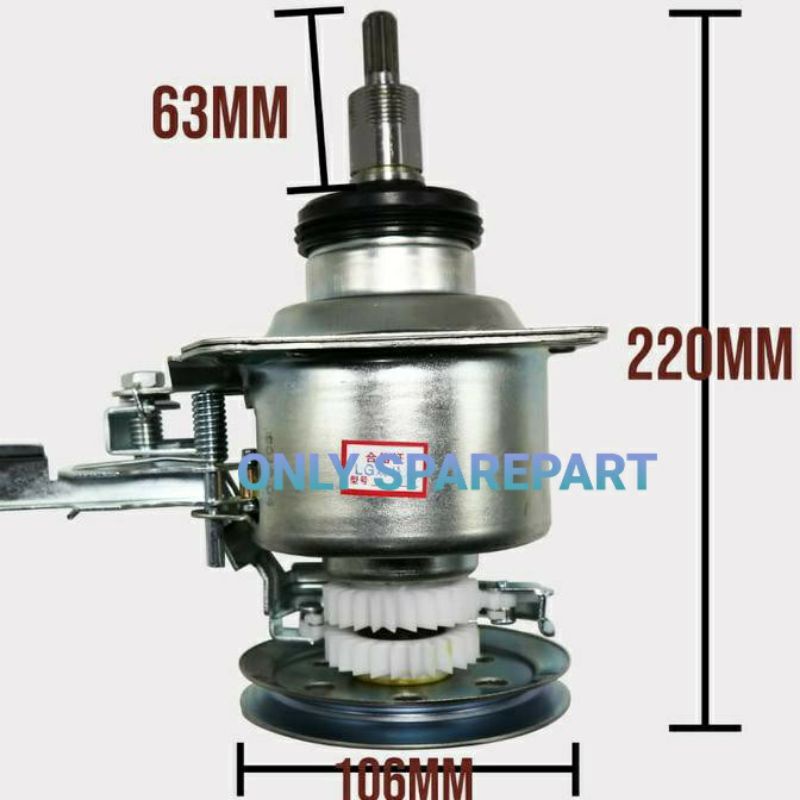 Gearbox mesin cuci LG 1 Tabung WF-L801TC