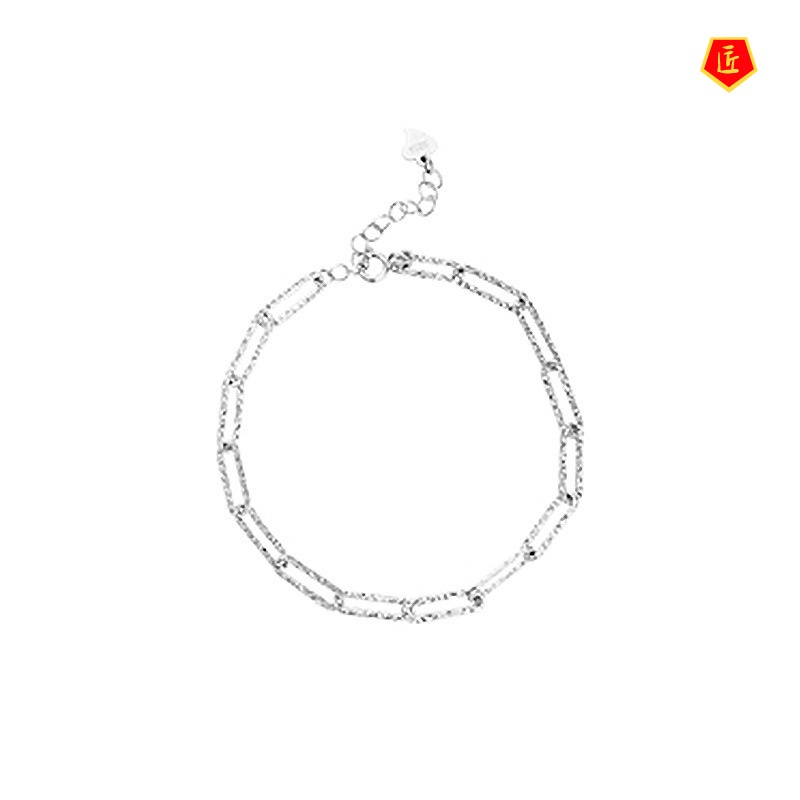 [Ready Stock]925 Silver Bracelet Women's Light Luxury High-Grade