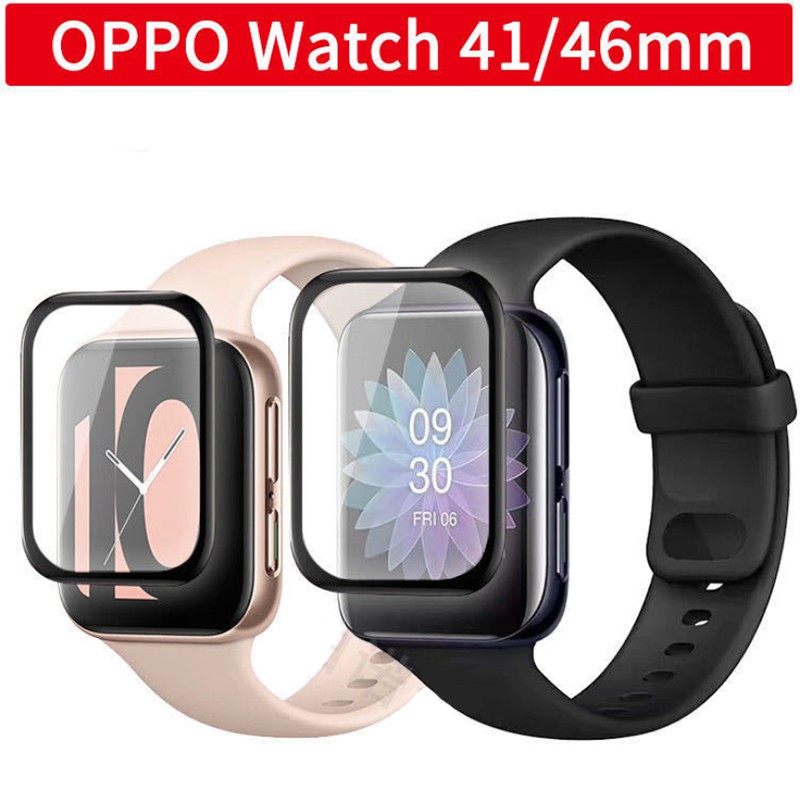 Pelindung Layar 3d Curved Transparan Untuk Oppo Watch 41mm 46mm