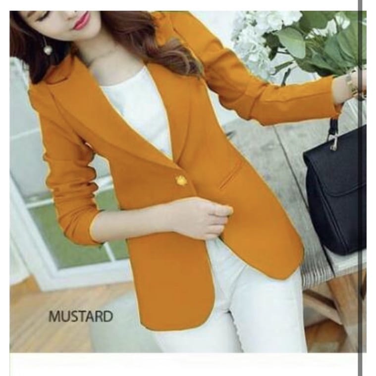 TERLARIS PAKAIAN WANITA BLAZER WANITA KOREA BLAZER KOREA SET PANJANG FORMAL MURAH BLEZER WANITA KOREA BLEZER KEKINIAN MURAH